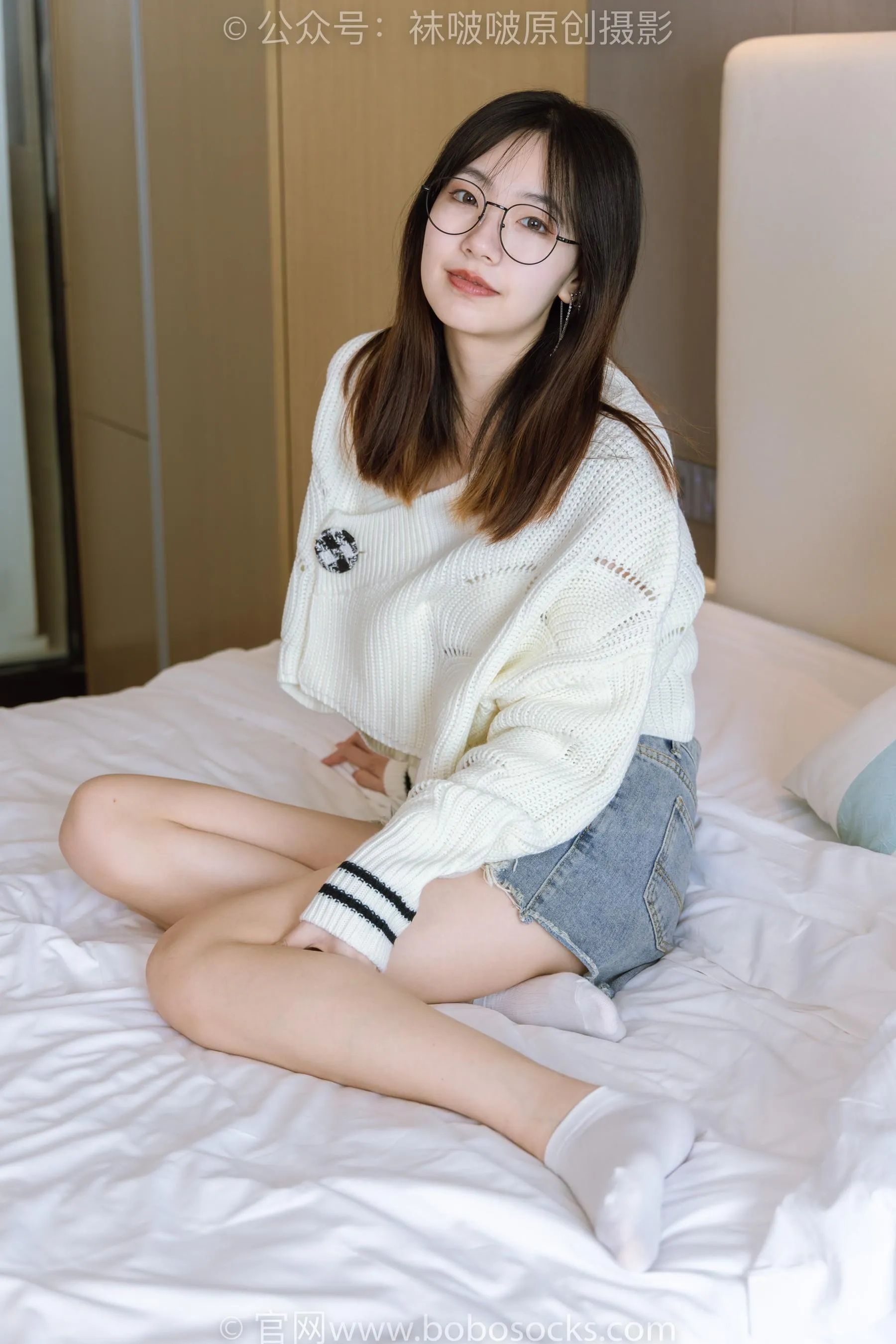 [BoBoSocks袜啵啵]NO.222 小甜豆-长靴、白棉袜、裸足[23] [47P]插图8